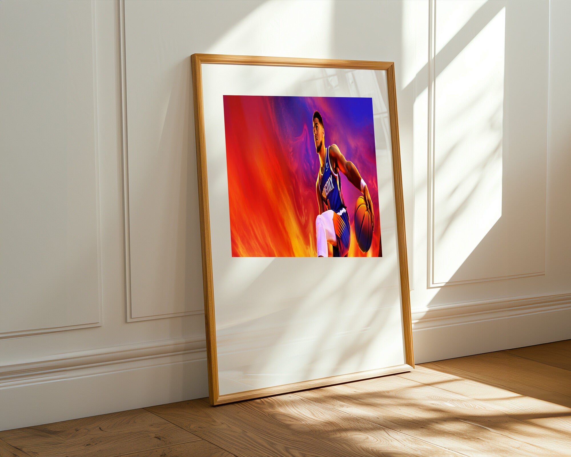 Estrella de Phoenix Suns | Cuadro decorativo de Monkey Canvas
