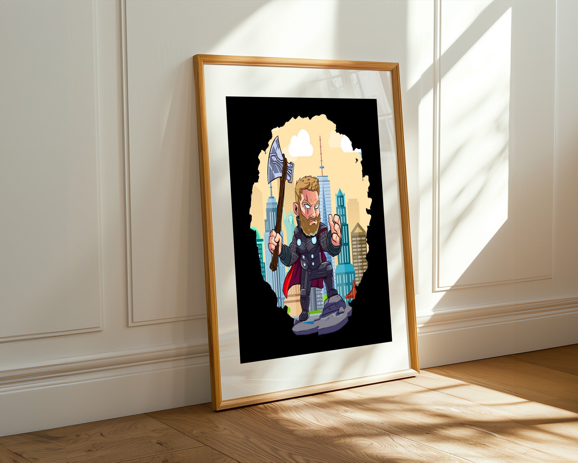 Thor y Stormbreaker | Cuadro decorativo de Monkey Canvas