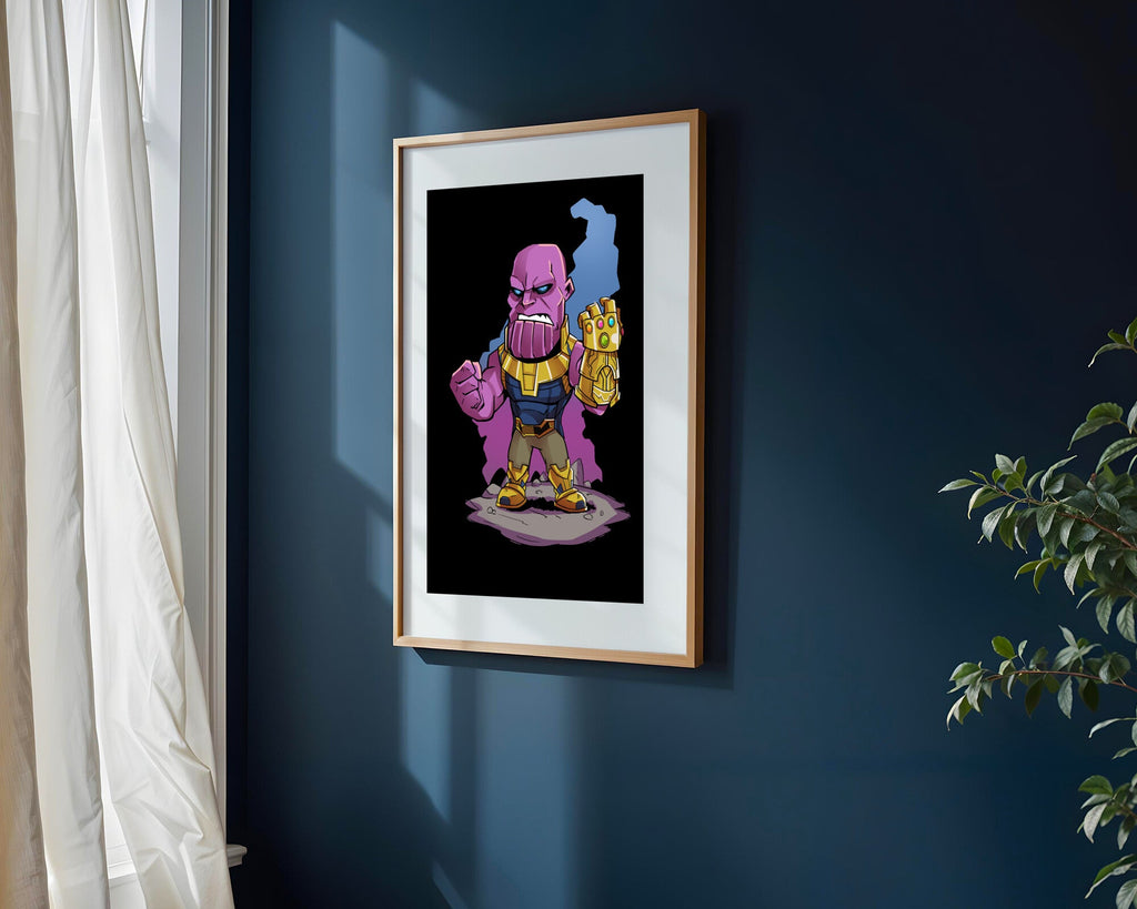 Thanos y el Guantelete | Cuadro decorativo de Monkey Canvas