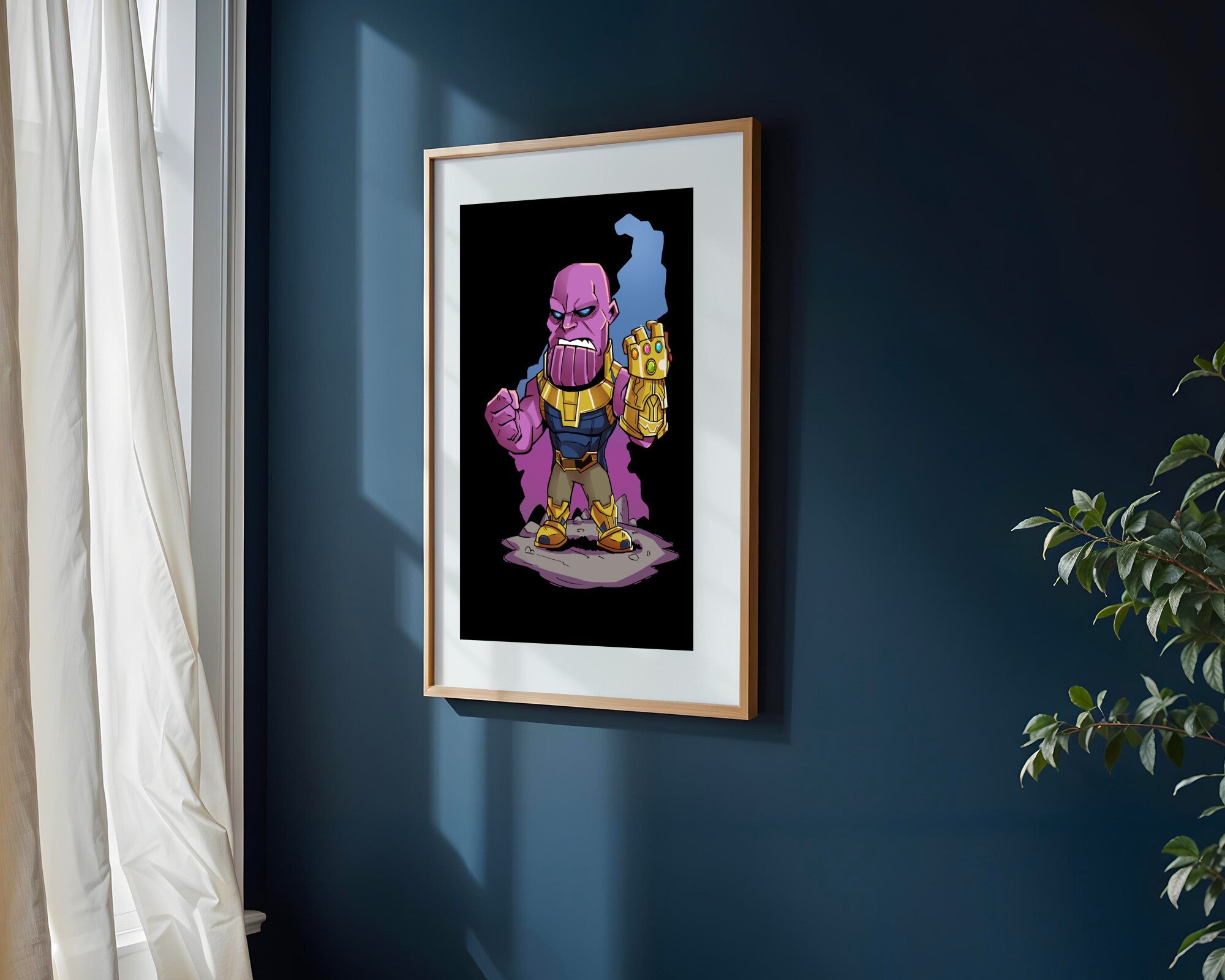 Thanos y el Guantelete | Cuadro decorativo de Monkey Canvas