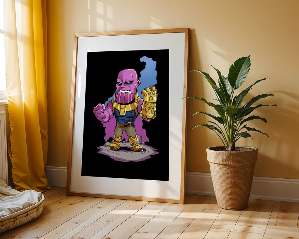 Thanos y el Guantelete | Cuadro decorativo de Monkey Canvas