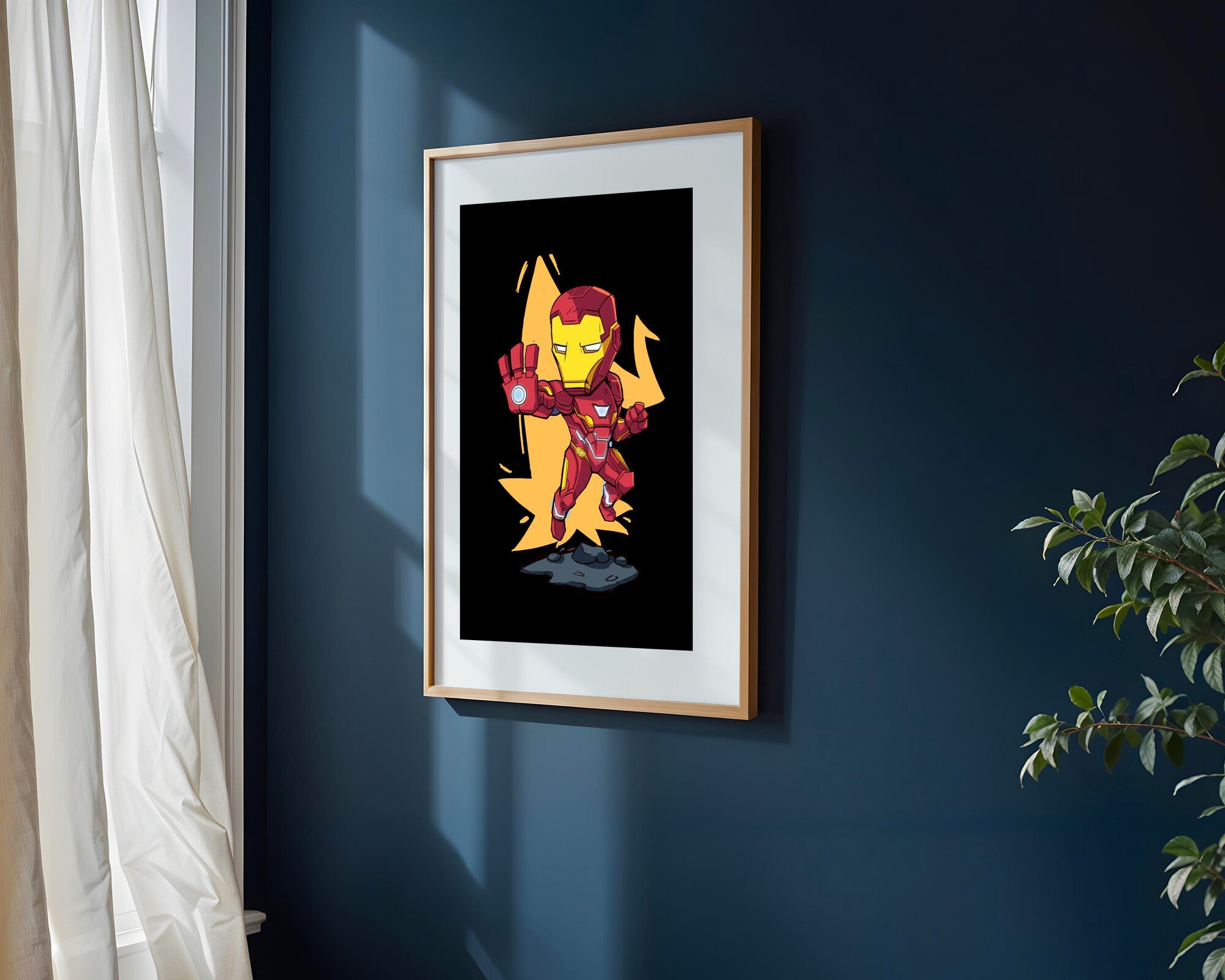 Iron Man Repulsor Activado | Cuadro decorativo de Monkey Canvas