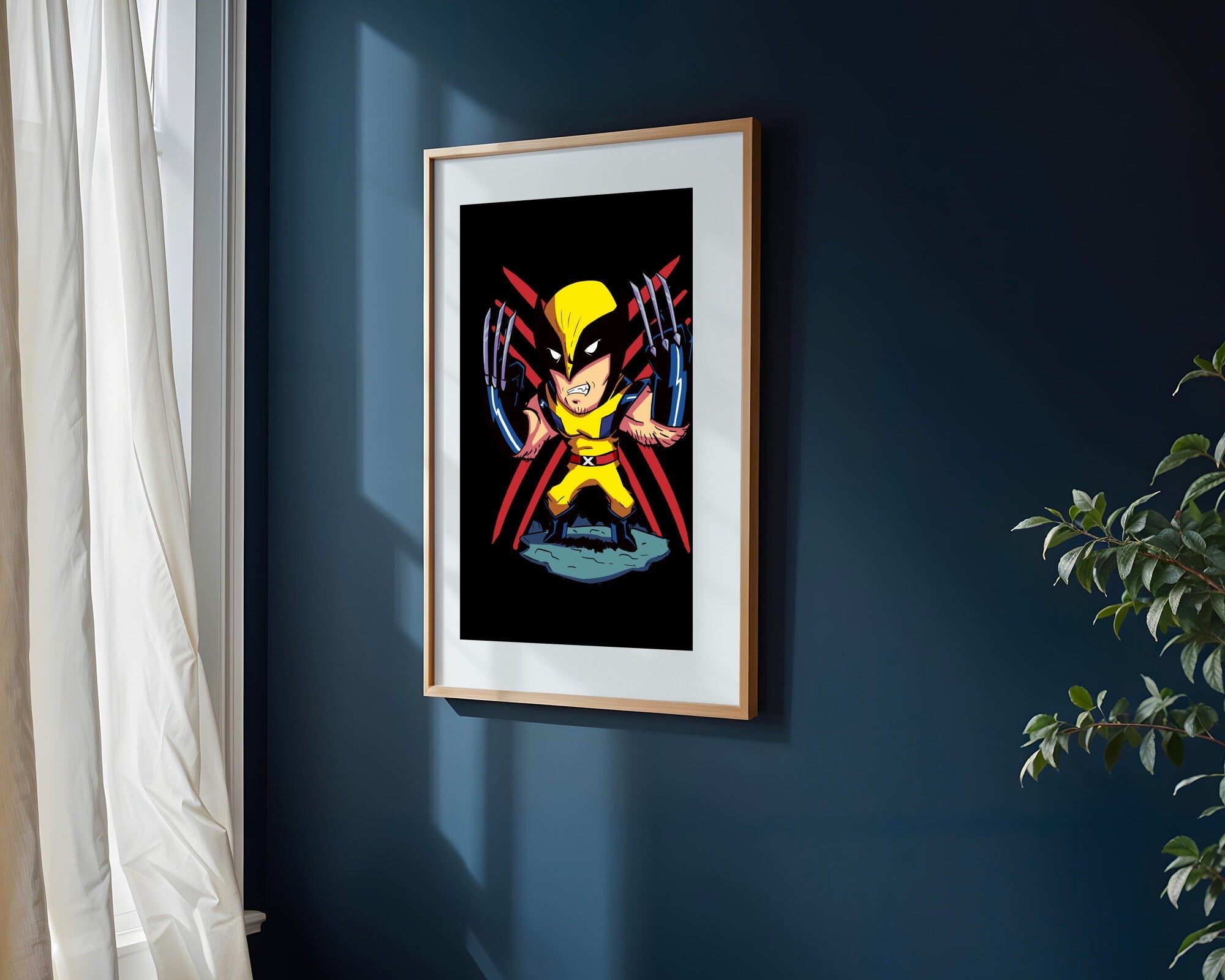 Wolverine Garras Afuera | Cuadro decorativo de Monkey Canvas