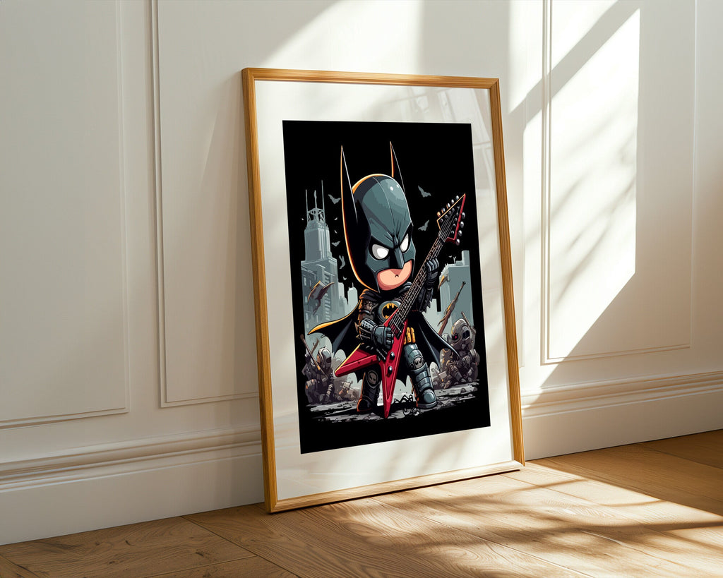 Batman Rockero Metal | Cuadro decorativo de Monkey Canvas
