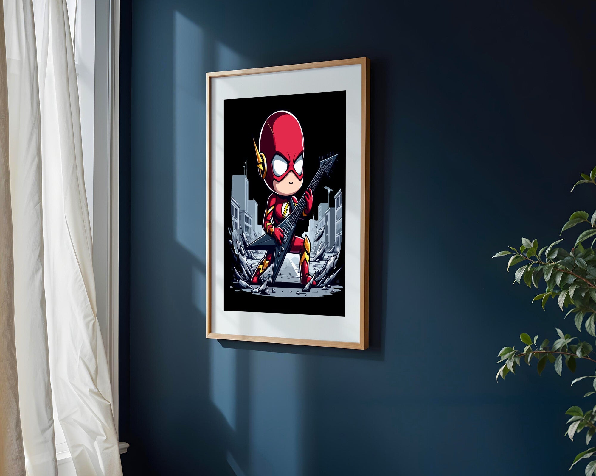 Flash Rockero Veloz | Cuadro decorativo de Monkey Canvas