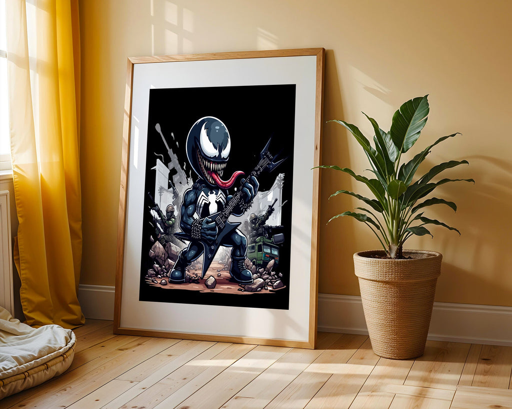 Venom Rockero Extremo | Cuadro decorativo de Monkey Canvas