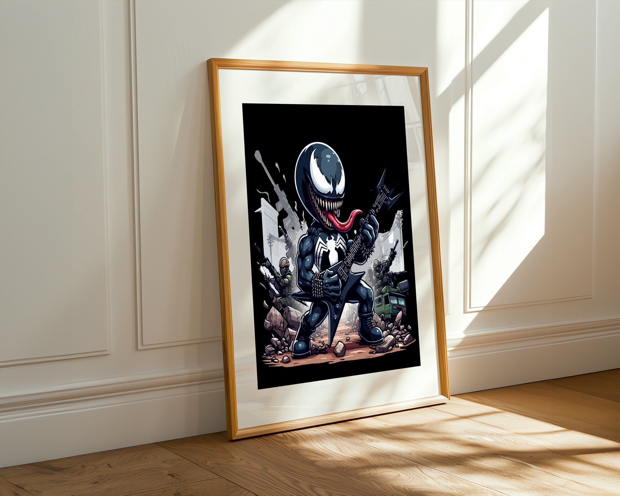 Venom Rockero Extremo | Cuadro decorativo de Monkey Canvas