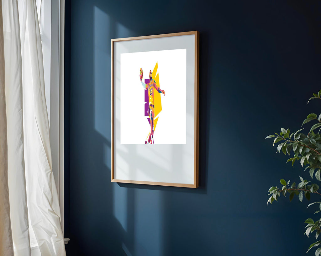 LeBron James Pop Art | Cuadro decorativo de Monkey Canvas
