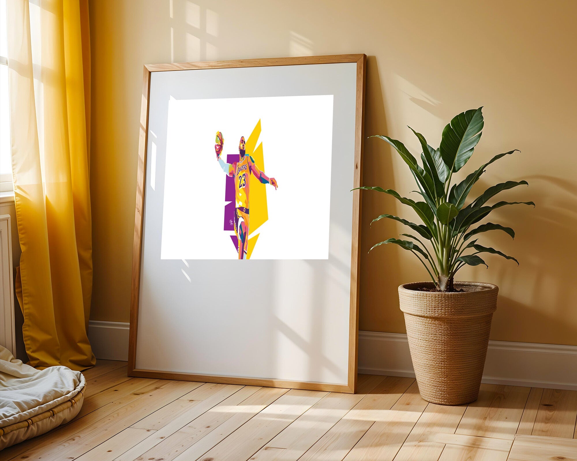 LeBron James Pop Art | Cuadro decorativo de Monkey Canvas