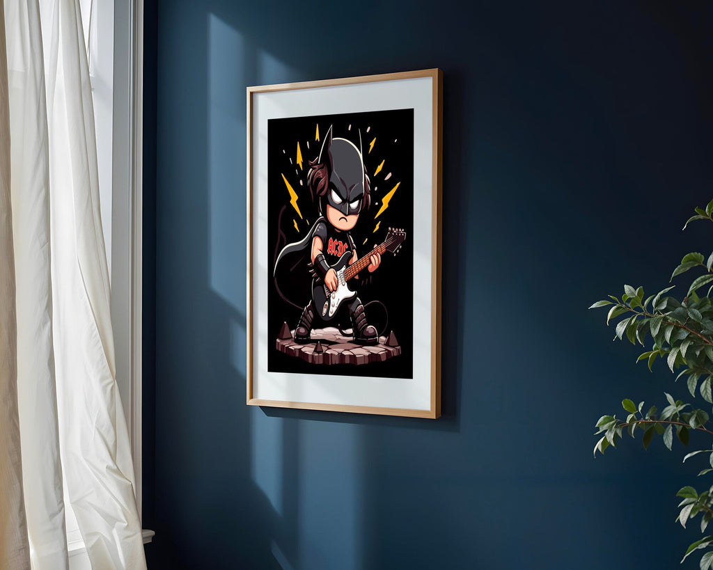 Batman Estrella de Rock | Cuadro decorativo de Monkey Canvas