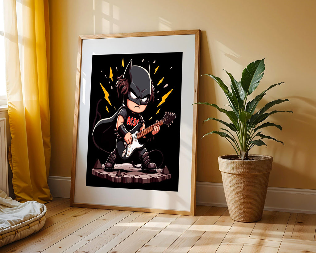 Batman Estrella de Rock | Cuadro decorativo de Monkey Canvas