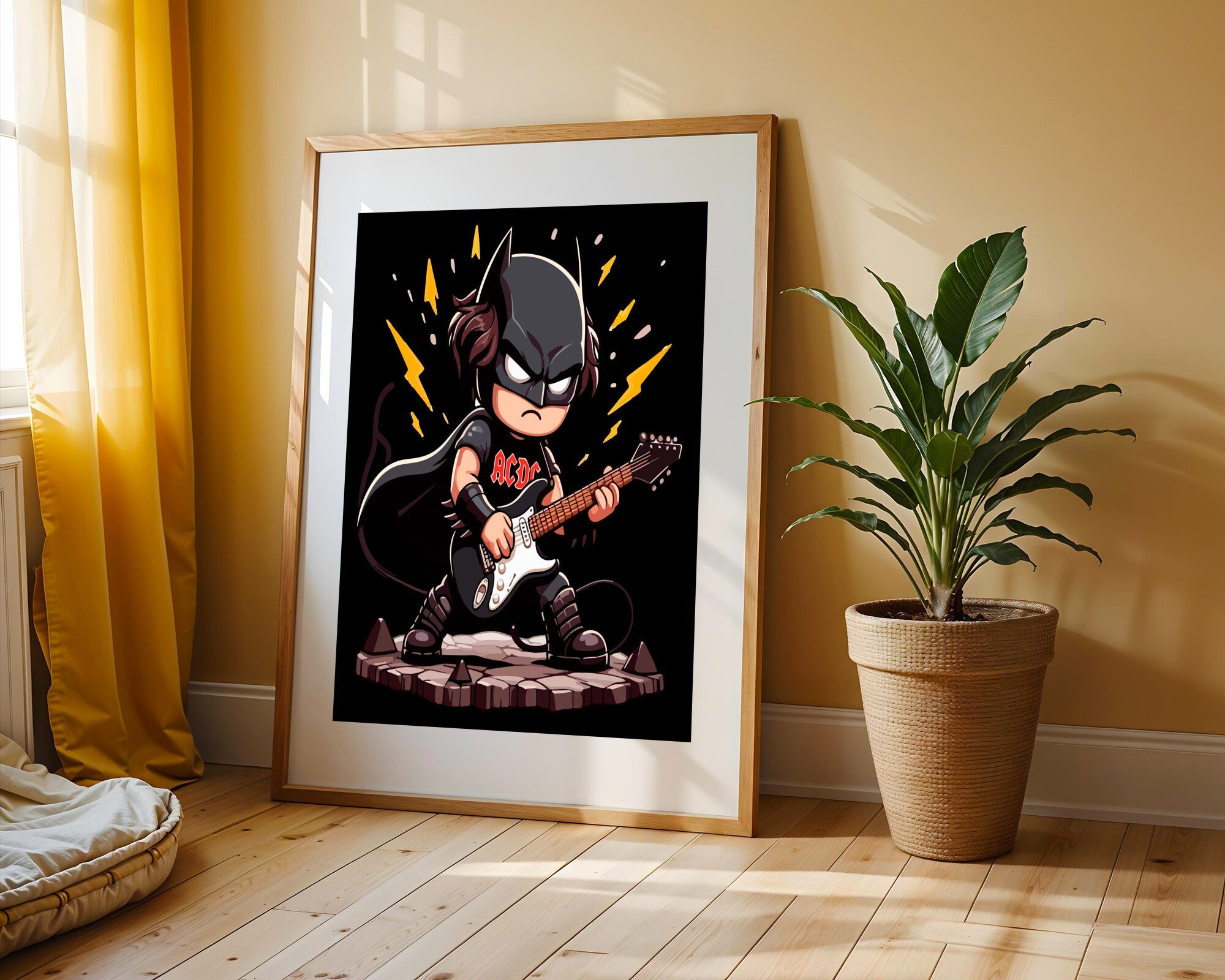 Batman Estrella de Rock | Cuadro decorativo de Monkey Canvas