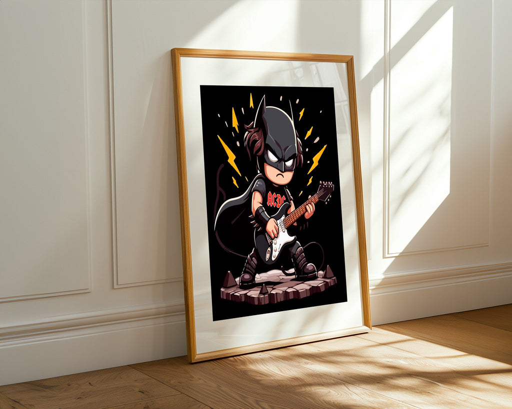 Batman Estrella de Rock | Cuadro decorativo de Monkey Canvas