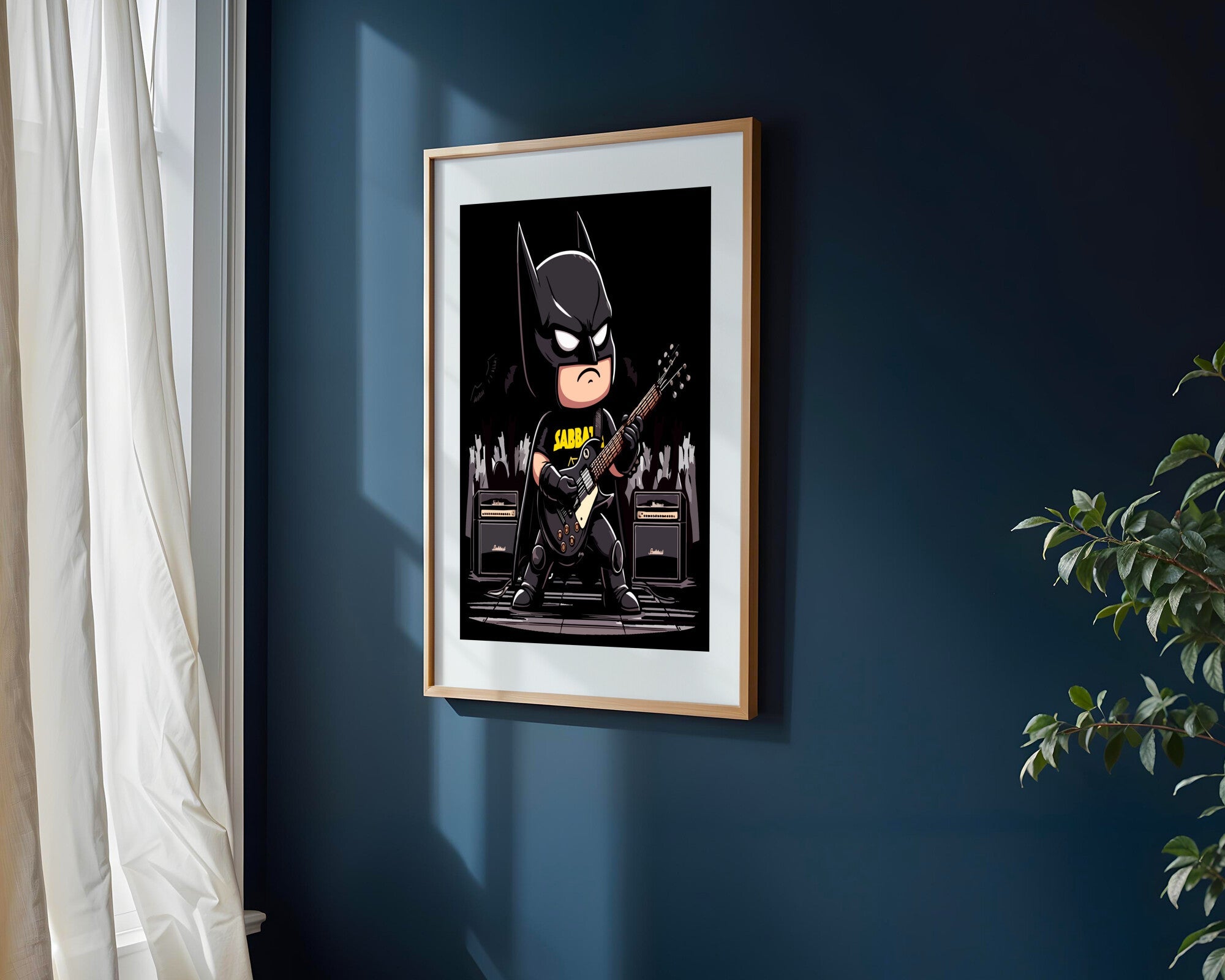 Batman Concierto de Rock | Cuadro decorativo de Monkey Canvas