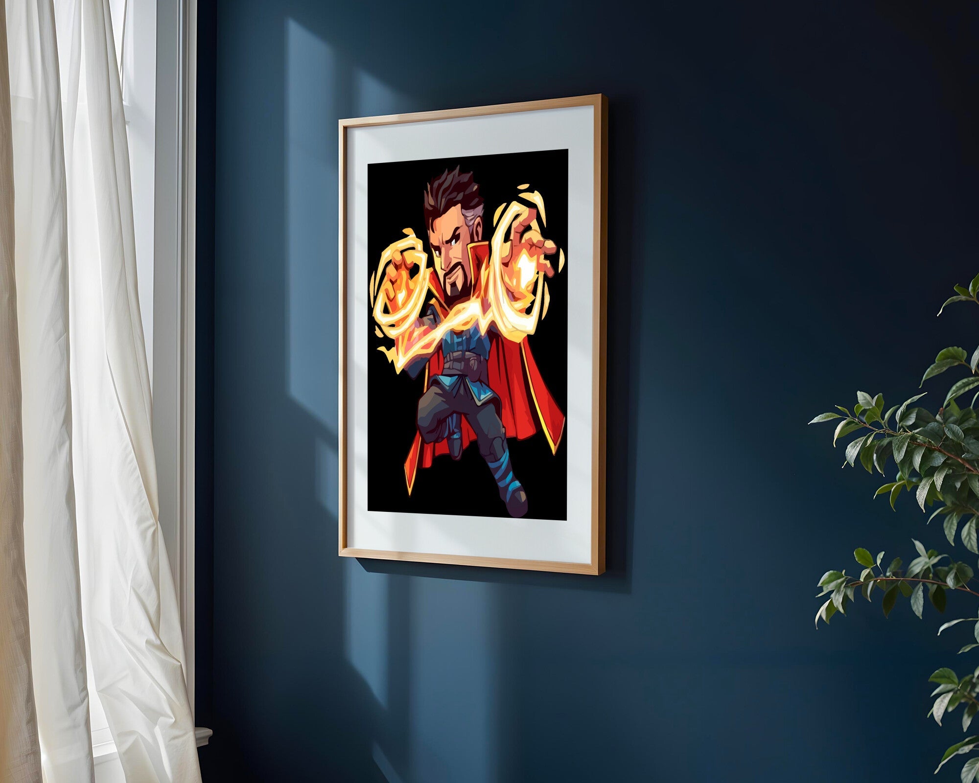 Doctor Strange Círculos de Fuego | Cuadro decorativo de Monkey Canvas