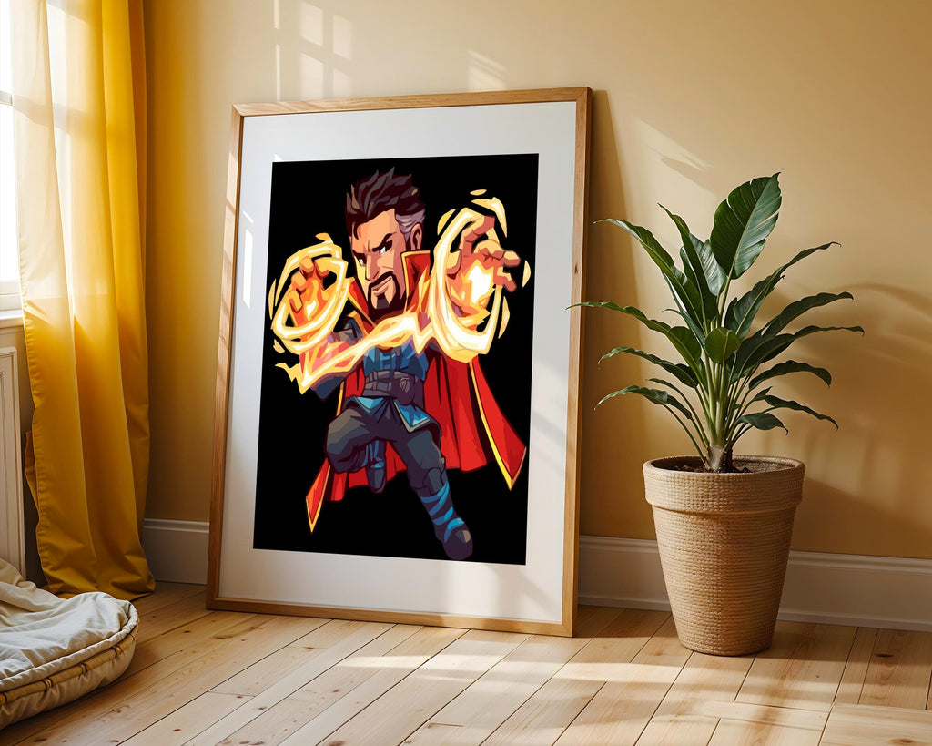 Doctor Strange Círculos de Fuego | Cuadro decorativo de Monkey Canvas