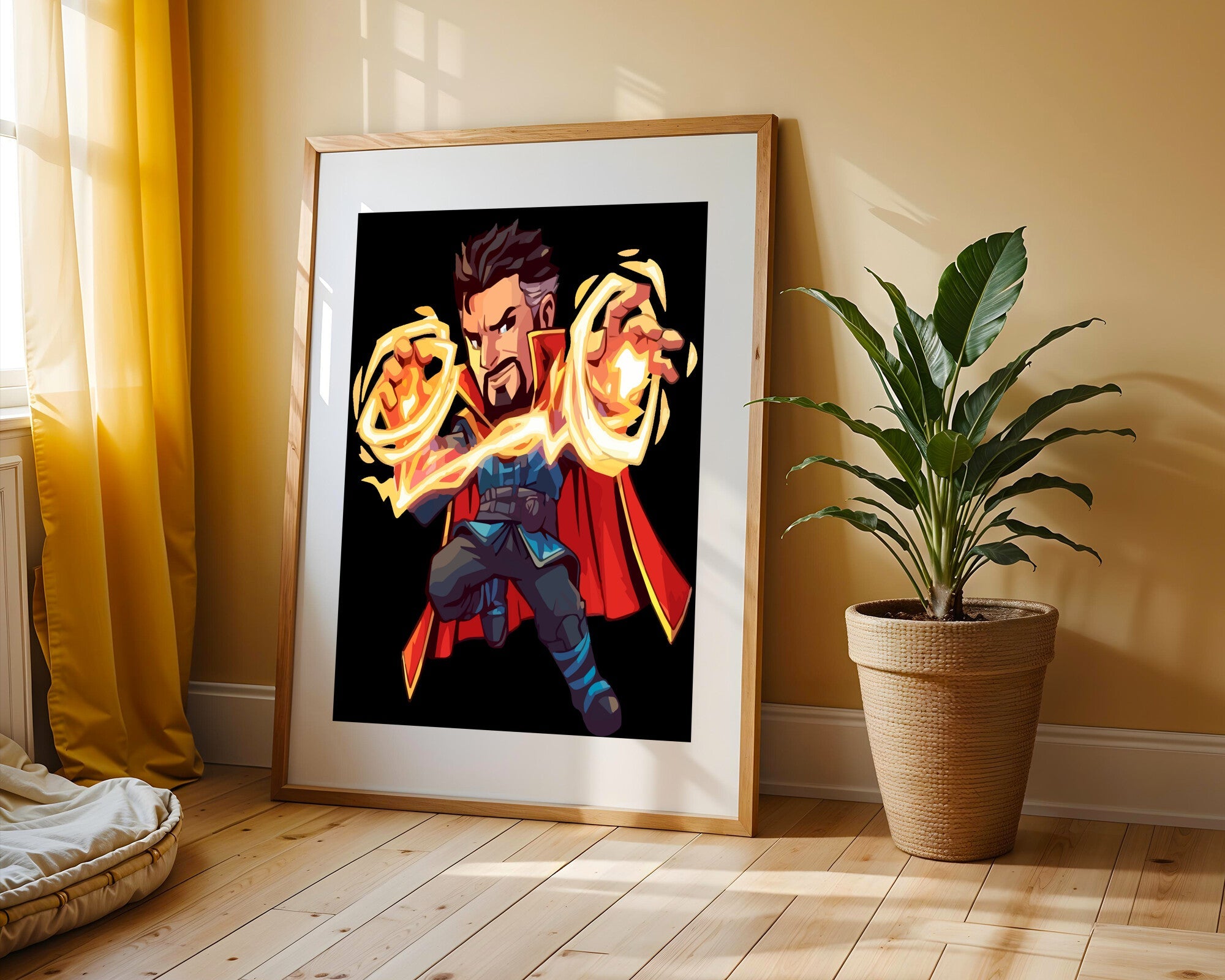Doctor Strange Círculos de Fuego | Cuadro decorativo de Monkey Canvas