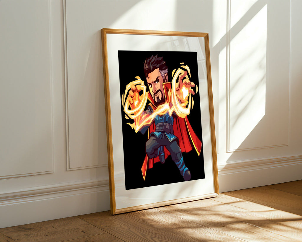 Doctor Strange Círculos de Fuego | Cuadro decorativo de Monkey Canvas