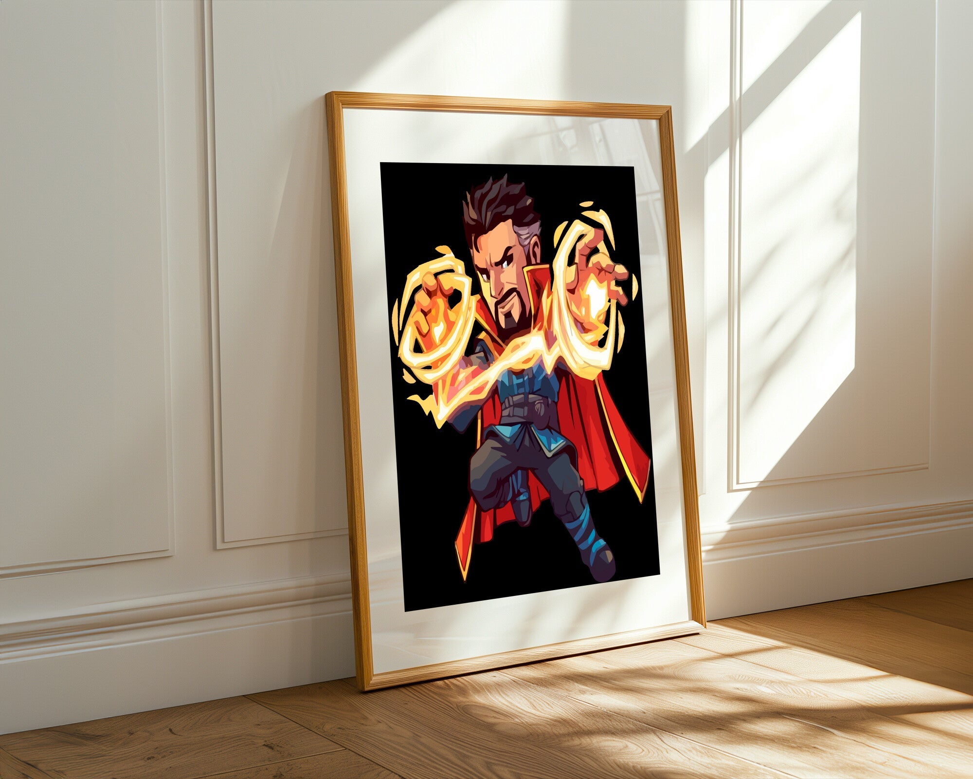 Doctor Strange Círculos de Fuego | Cuadro decorativo de Monkey Canvas