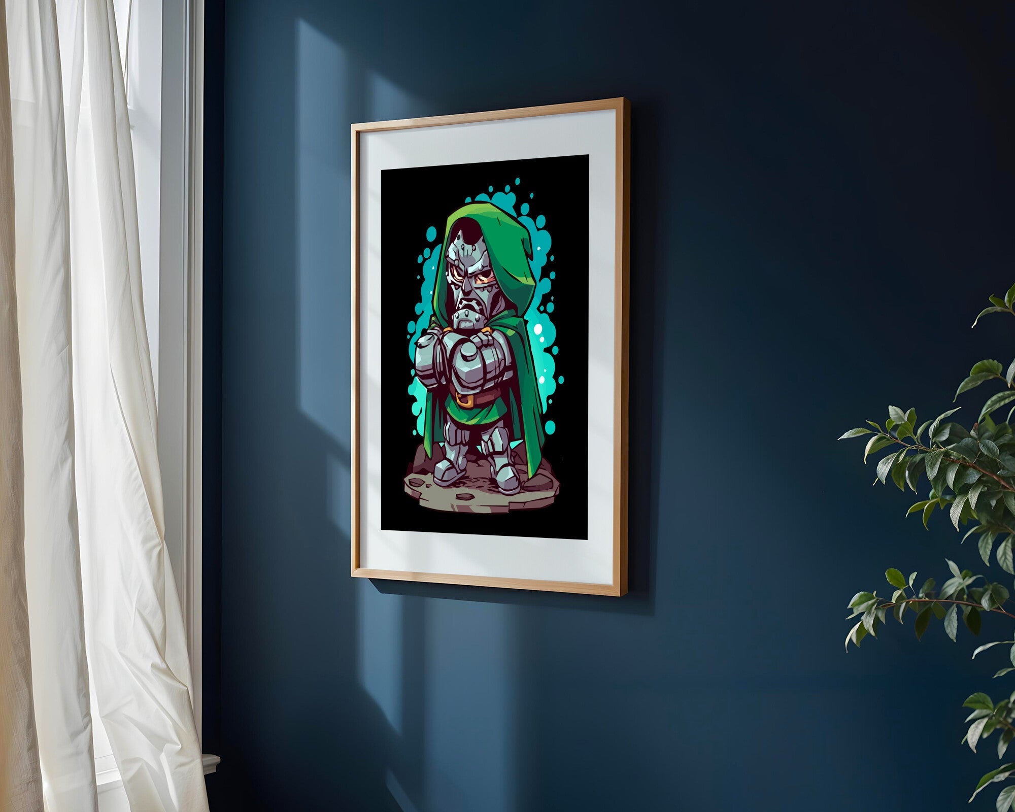 Doctor Doom Capa Esmeralda | Cuadro decorativo de Monkey Canvas