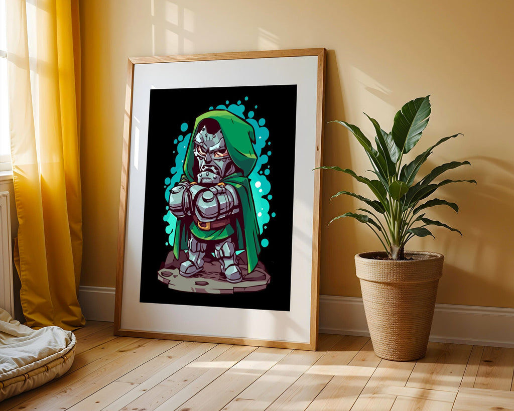Doctor Doom Capa Esmeralda | Cuadro decorativo de Monkey Canvas