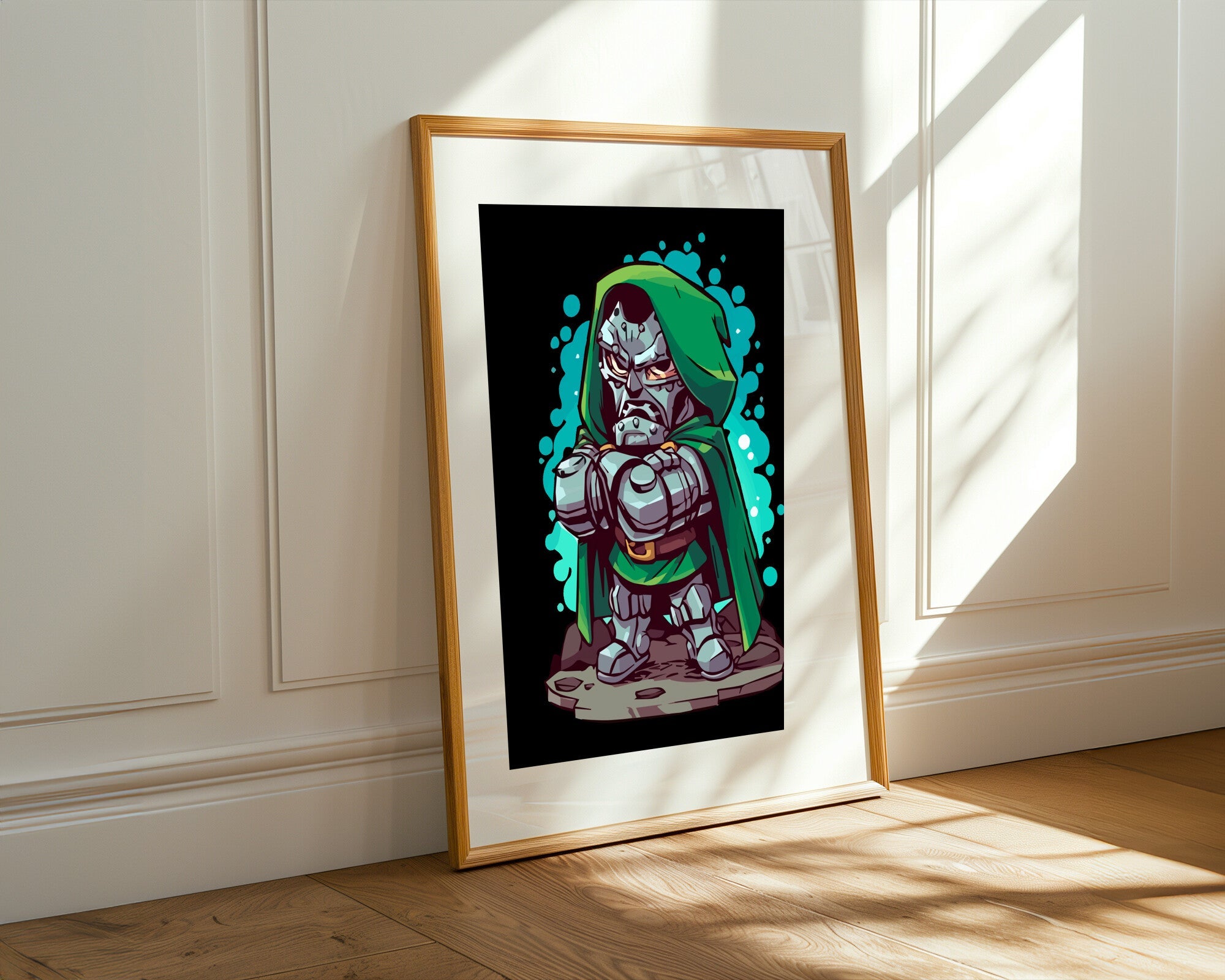 Doctor Doom Capa Esmeralda | Cuadro decorativo de Monkey Canvas