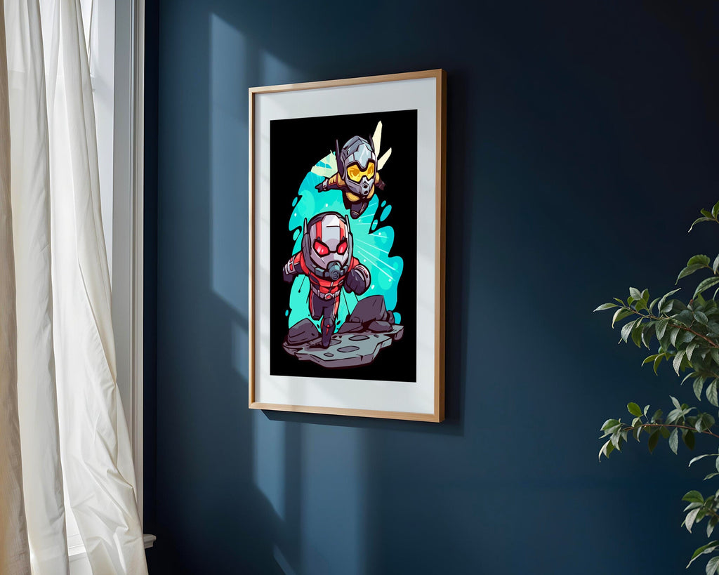 Ant-Man y Avispa en Acción | Cuadro decorativo de Monkey Canvas