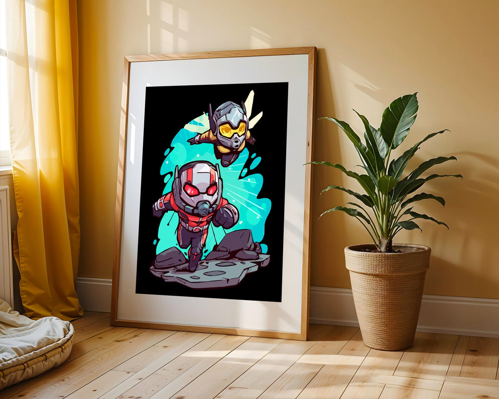 Ant-Man y Avispa en Acción | Cuadro decorativo de Monkey Canvas