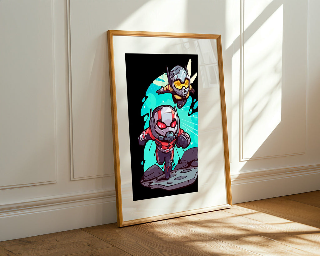 Ant-Man y Avispa en Acción | Cuadro decorativo de Monkey Canvas