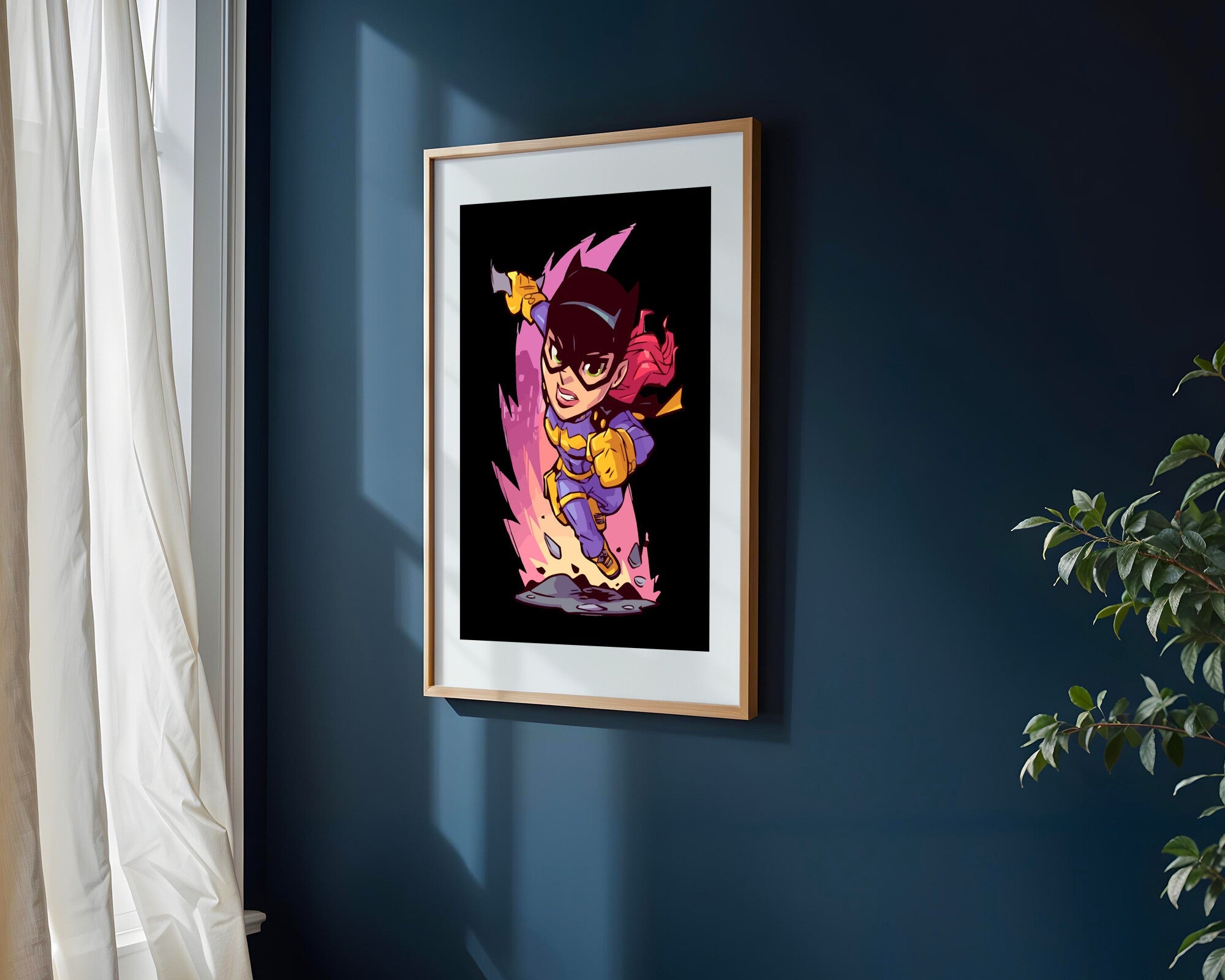 Batgirl en Plena Carrera | Cuadro decorativo de Monkey Canvas
