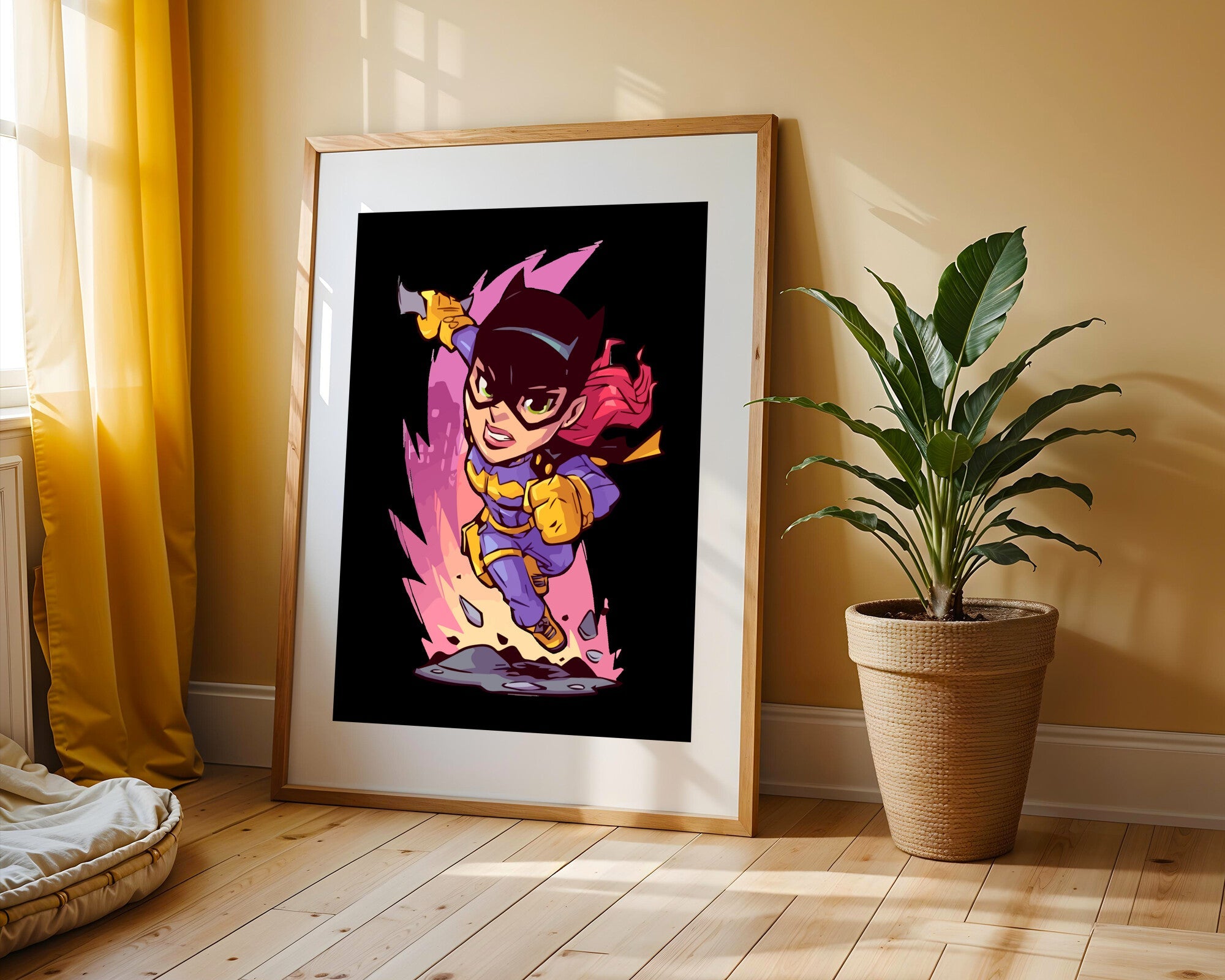 Batgirl en Plena Carrera | Cuadro decorativo de Monkey Canvas