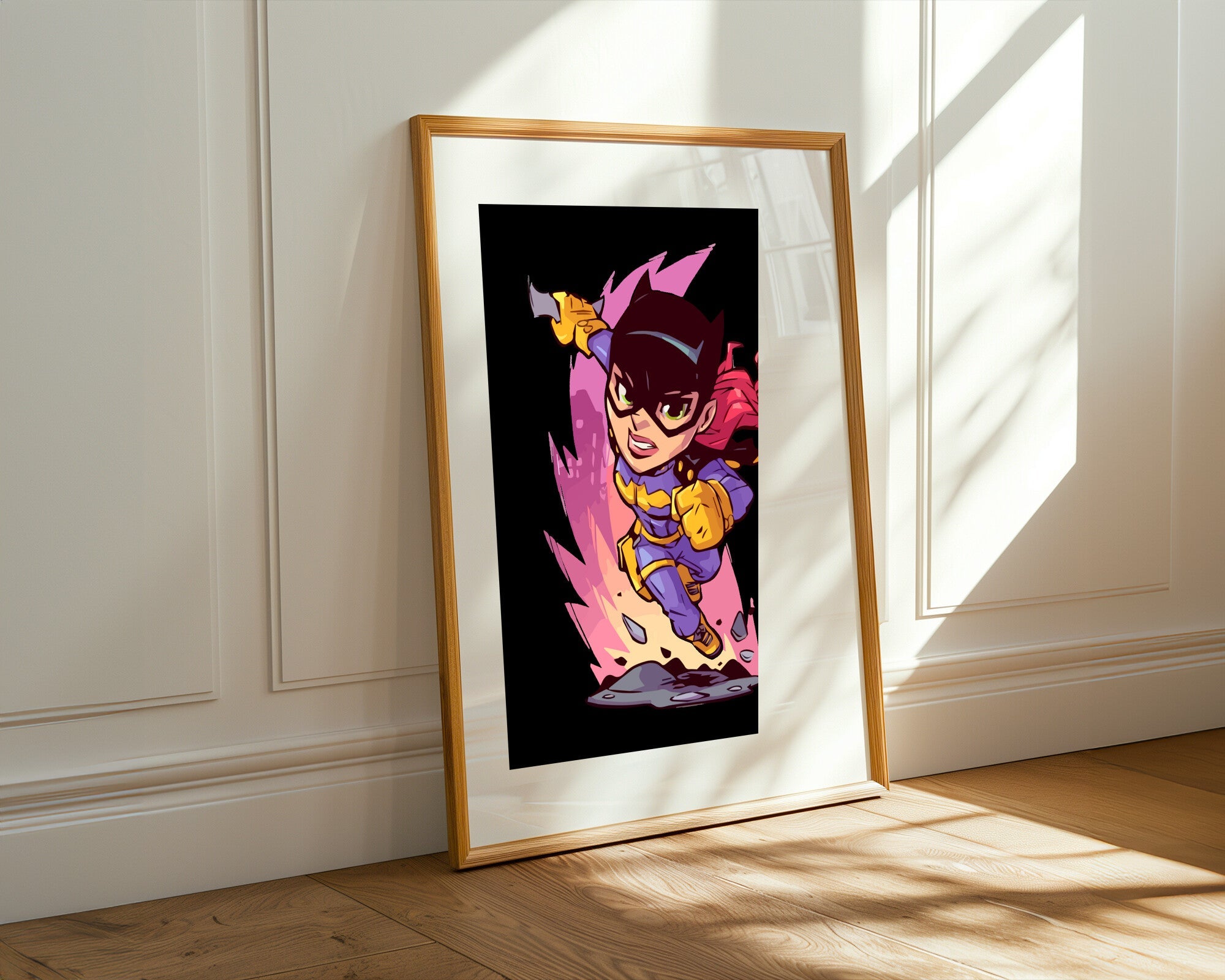 Batgirl en Plena Carrera | Cuadro decorativo de Monkey Canvas