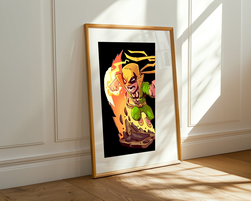 Iron Fist Puño Encendido | Cuadro decorativo de Monkey Canvas