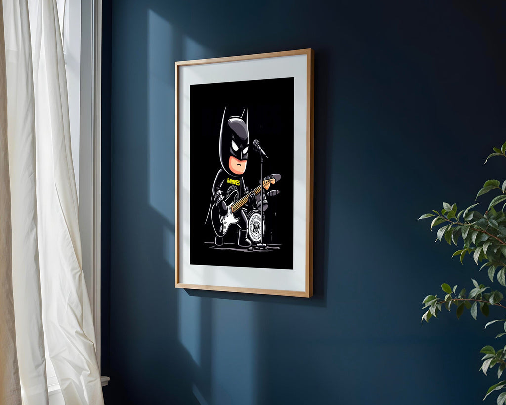 Batman Fan de Ramones | Cuadro decorativo de Monkey Canvas