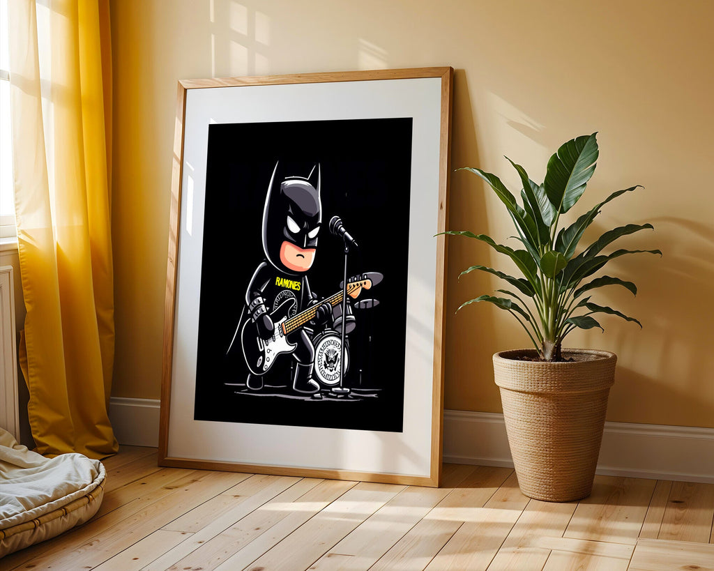 Batman Fan de Ramones | Cuadro decorativo de Monkey Canvas