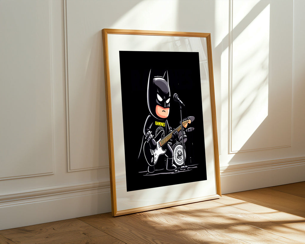 Batman Fan de Ramones | Cuadro decorativo de Monkey Canvas
