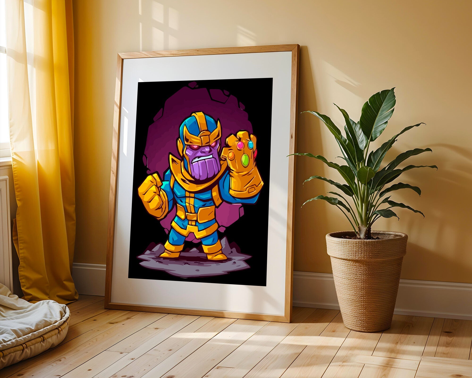 Thanos y el Guantelete | Cuadro decorativo de Monkey Canvas