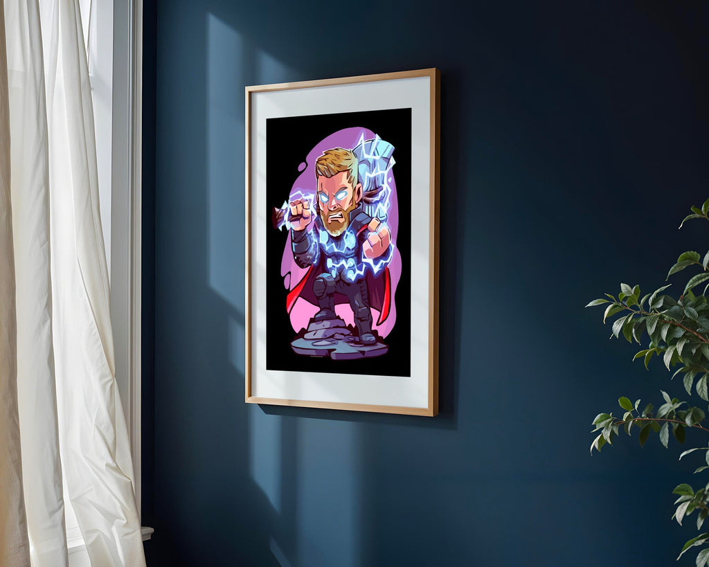 Thor Tormenta Eléctrica | Cuadro decorativo de Monkey Canvas