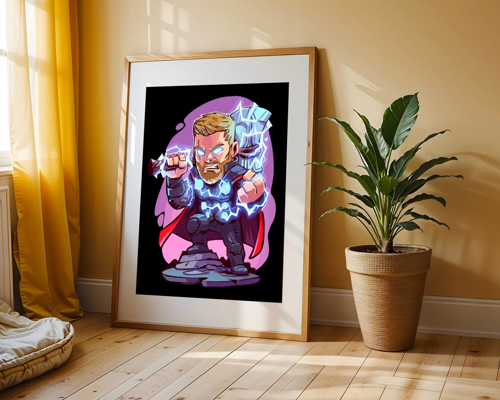 Thor Tormenta Eléctrica | Cuadro decorativo de Monkey Canvas