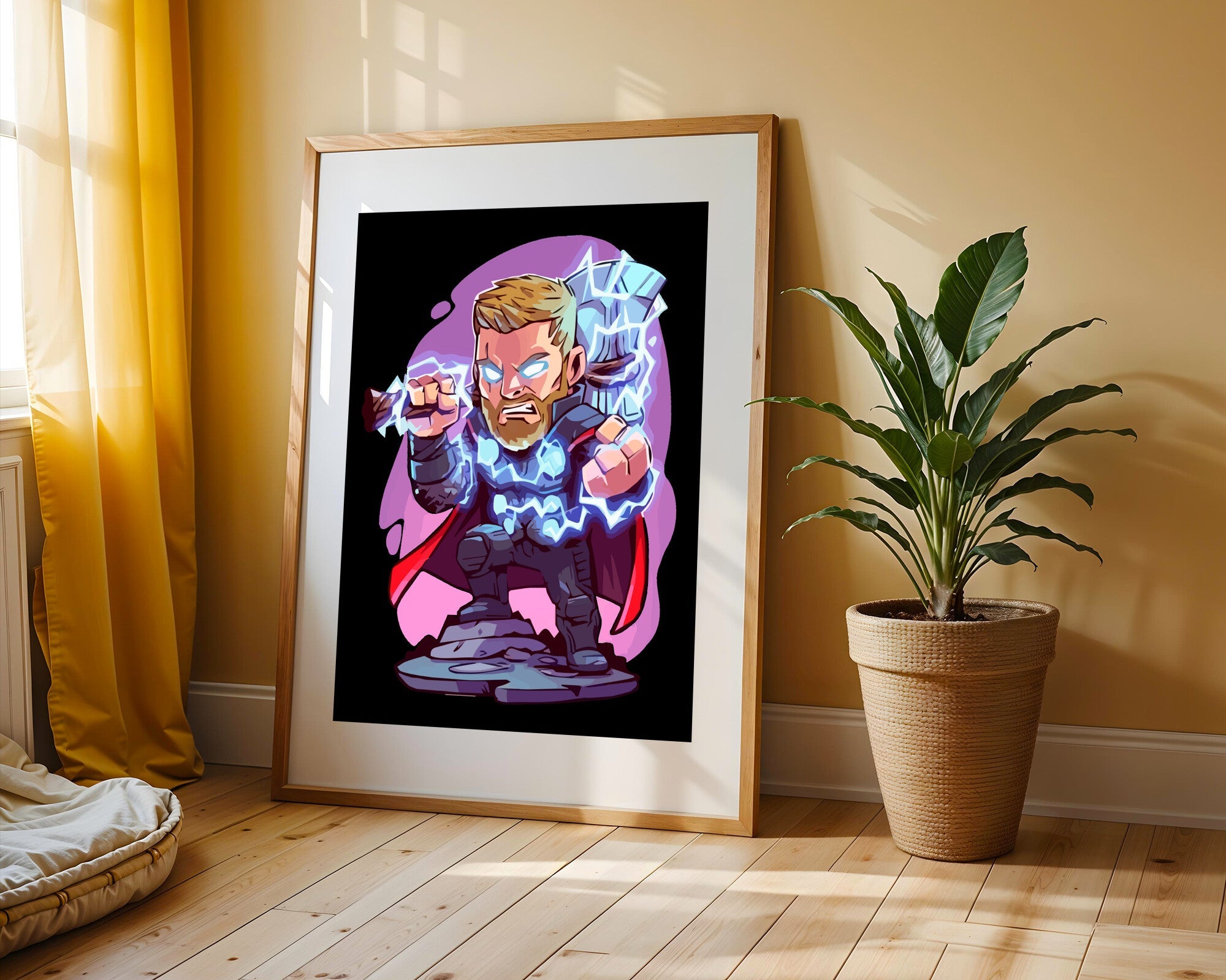 Thor Tormenta Eléctrica | Cuadro decorativo de Monkey Canvas