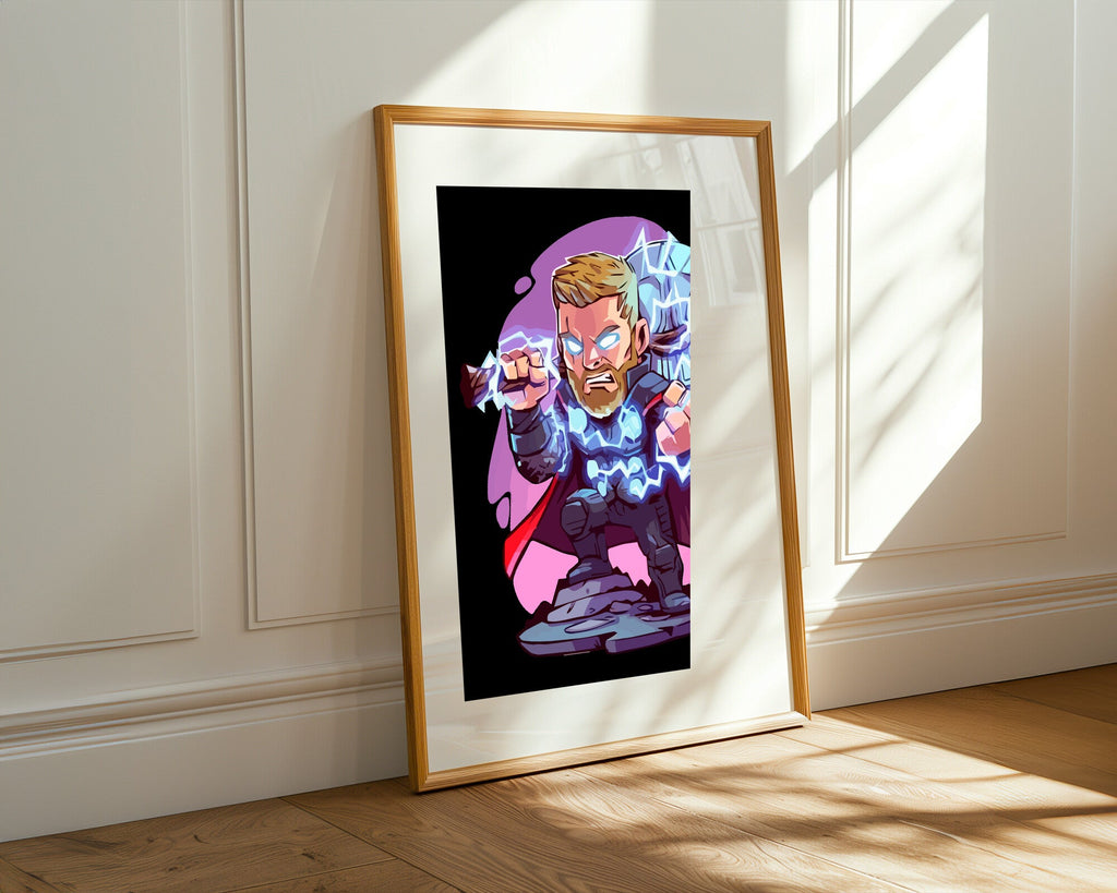 Thor Tormenta Eléctrica | Cuadro decorativo de Monkey Canvas