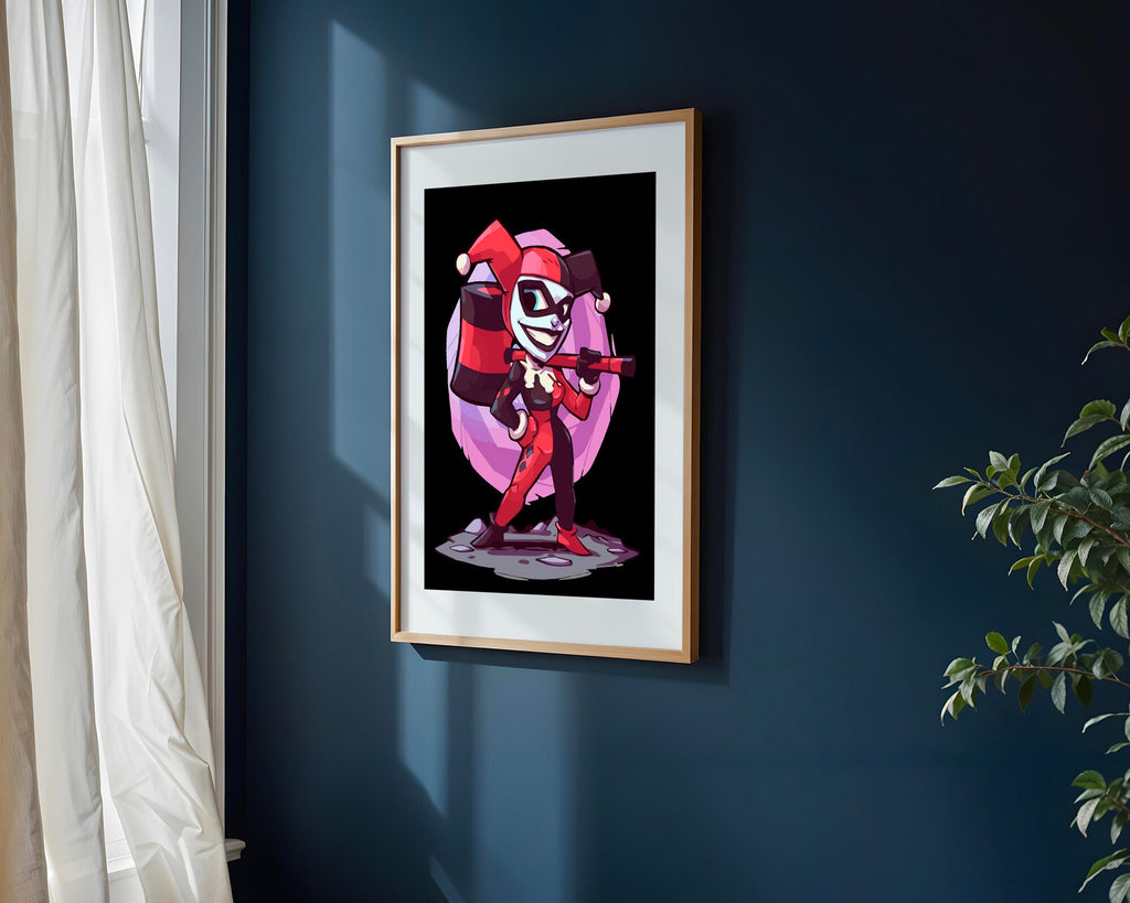Harley Quinn Lista para el Caos | Cuadro decorativo de Monkey Canvas