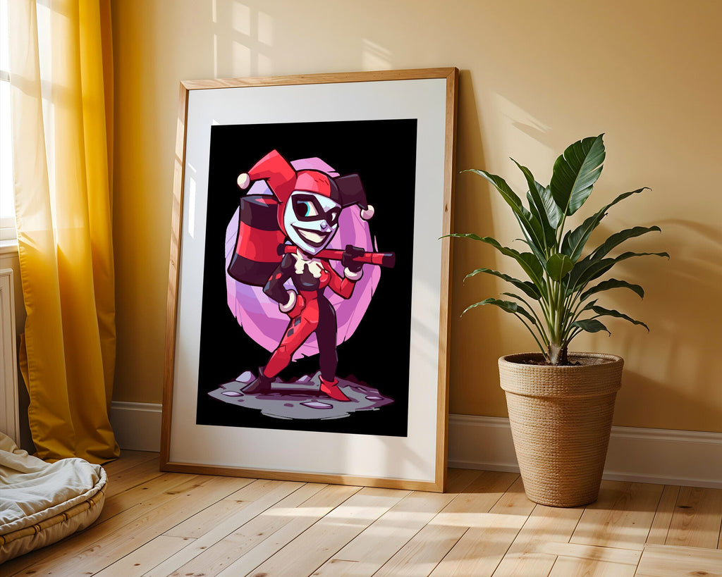 Harley Quinn Lista para el Caos | Cuadro decorativo de Monkey Canvas
