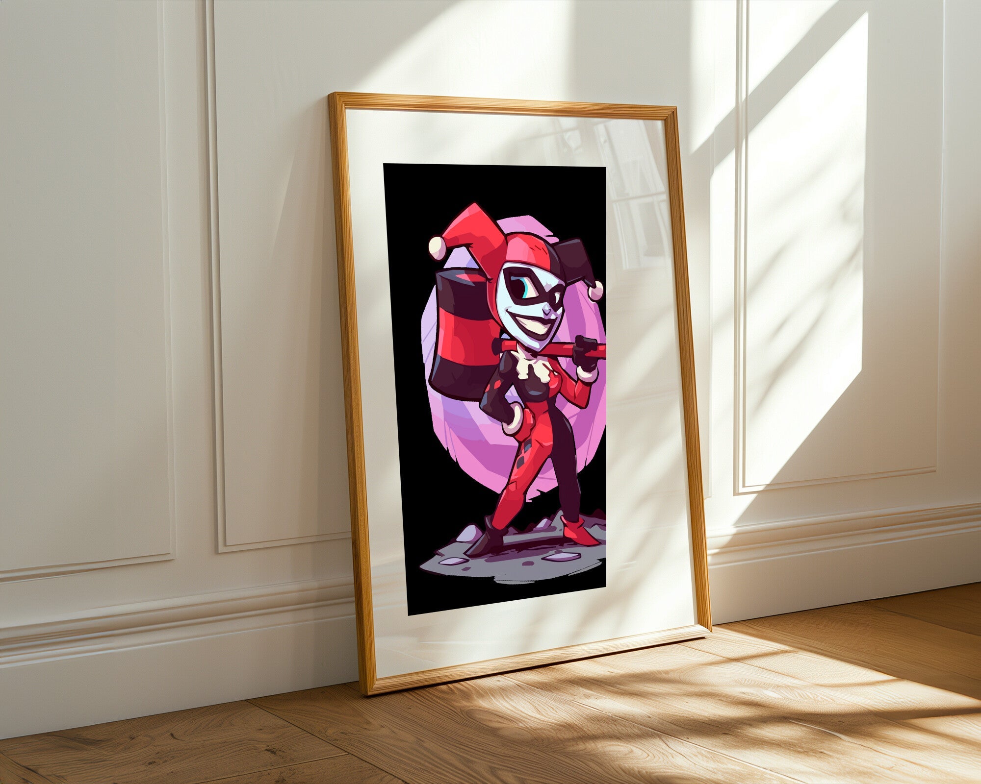 Harley Quinn Lista para el Caos | Cuadro decorativo de Monkey Canvas