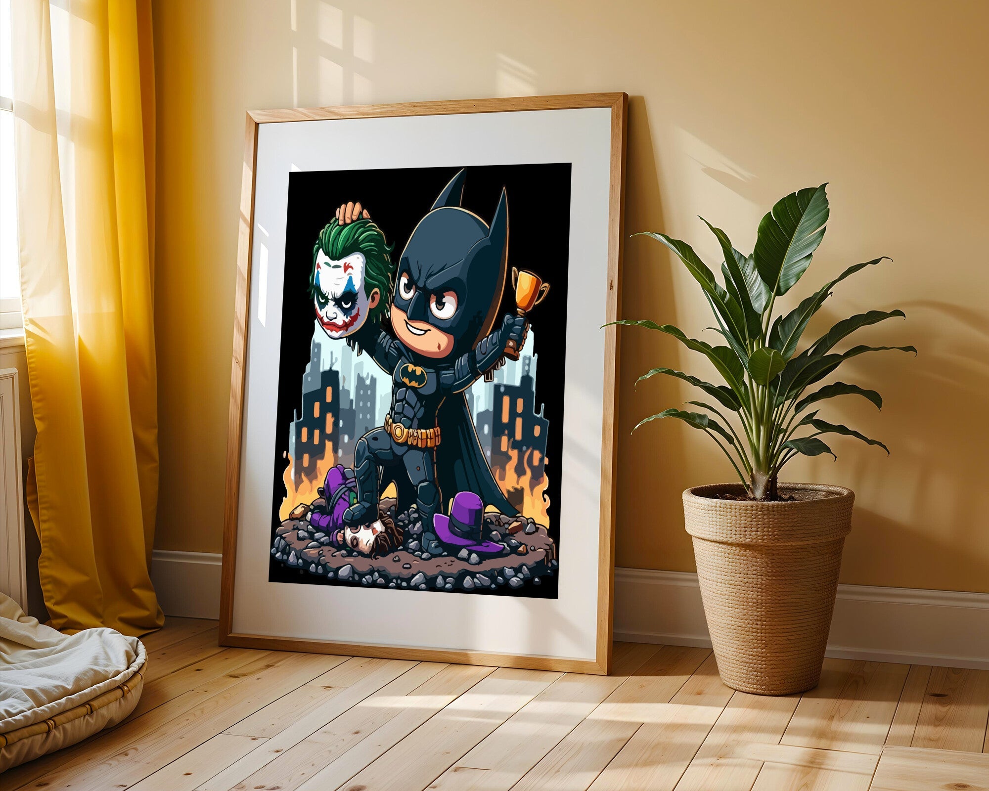 Batman Trofeo del Joker | Cuadro decorativo de Monkey Canvas
