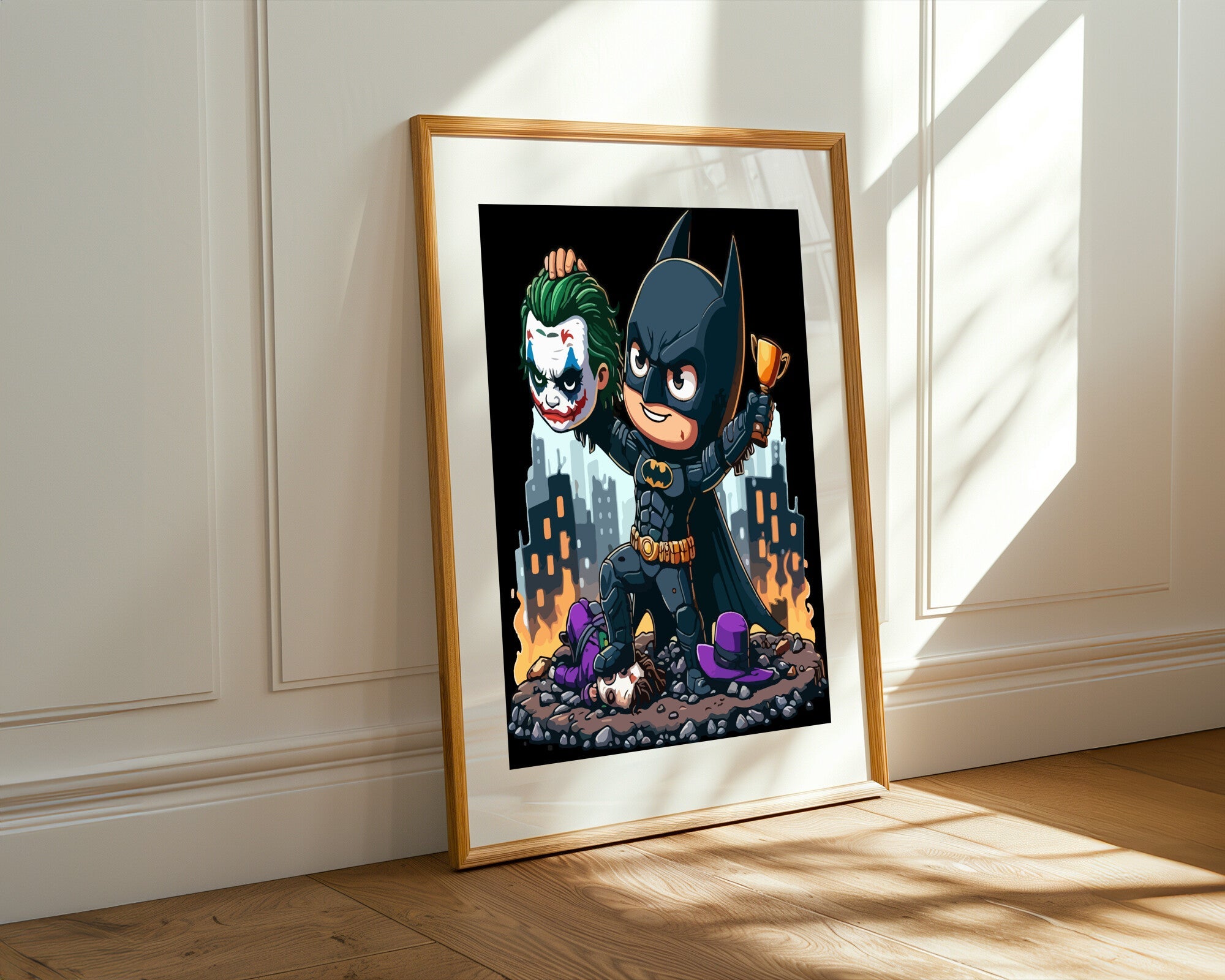 Batman Trofeo del Joker | Cuadro decorativo de Monkey Canvas