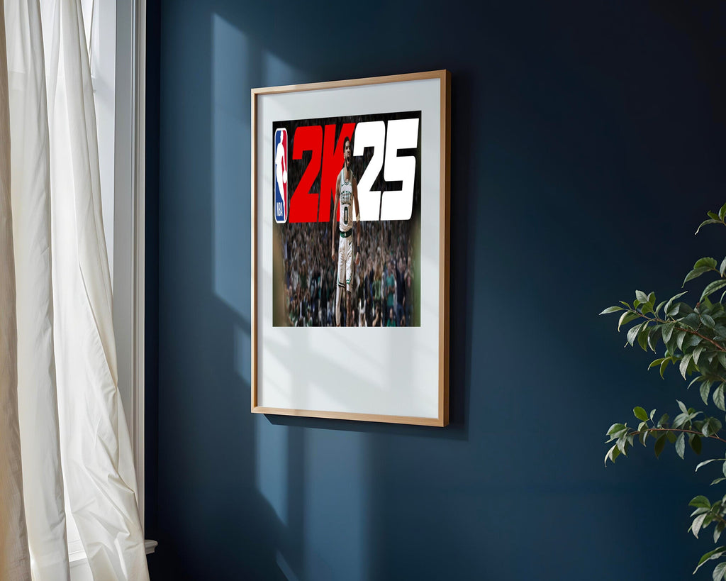 NBA 2K25 Jayson Tatum | Cuadro decorativo de Monkey Canvas