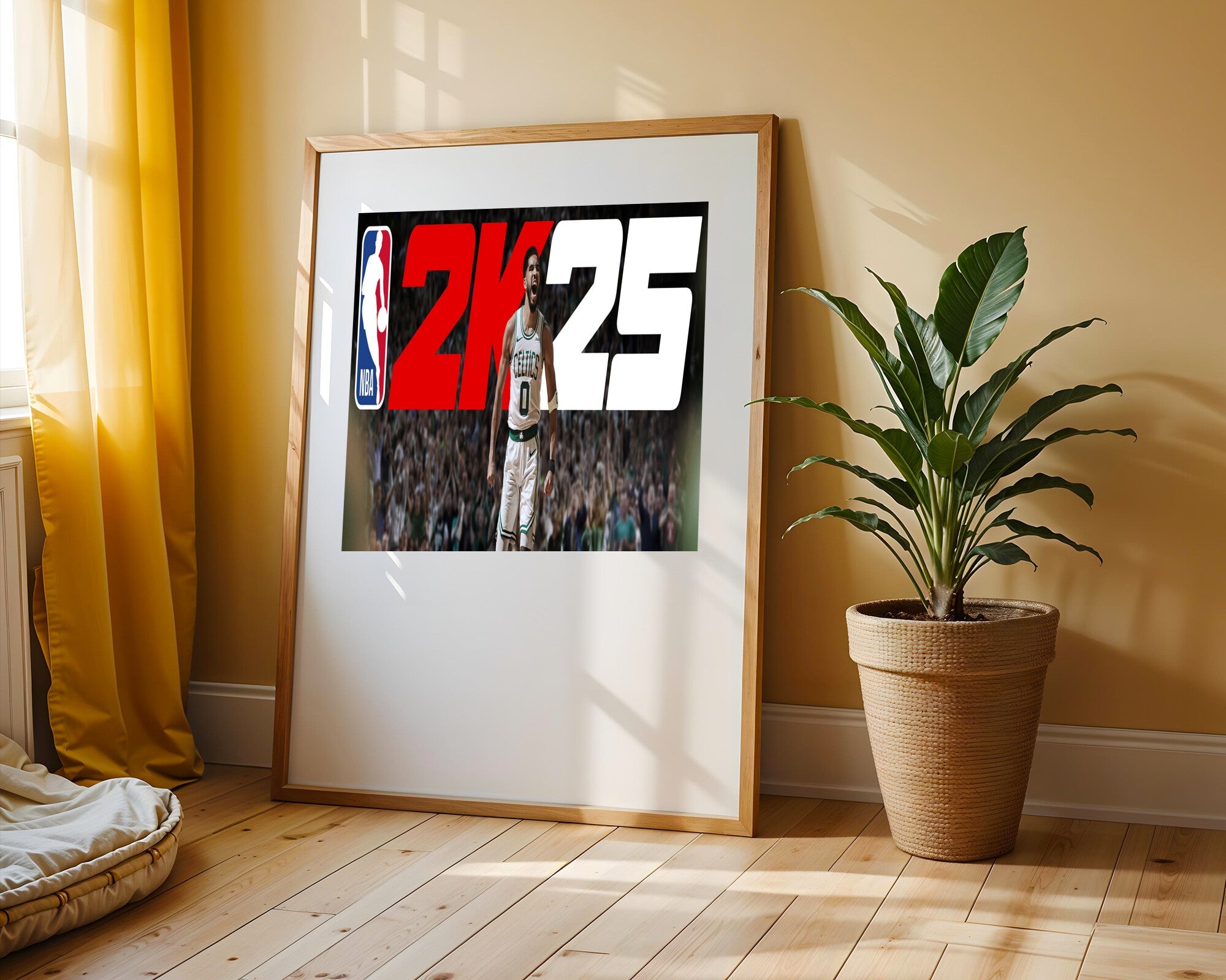 NBA 2K25 Jayson Tatum | Cuadro decorativo de Monkey Canvas