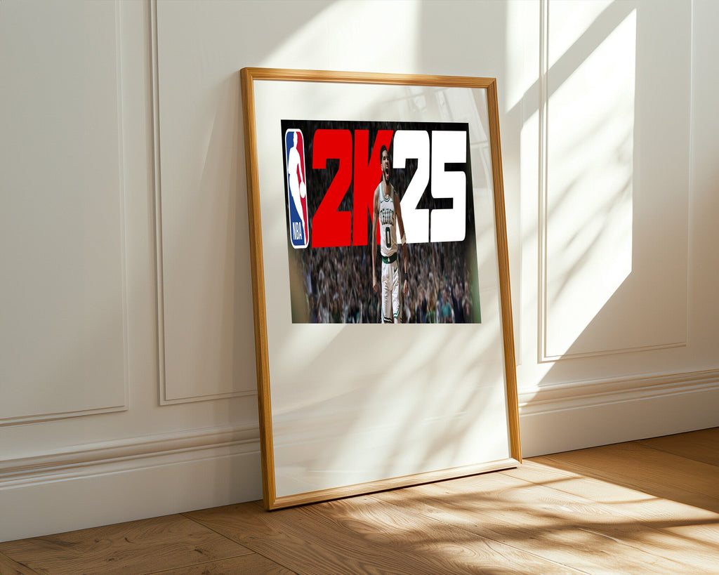 NBA 2K25 Jayson Tatum | Cuadro decorativo de Monkey Canvas