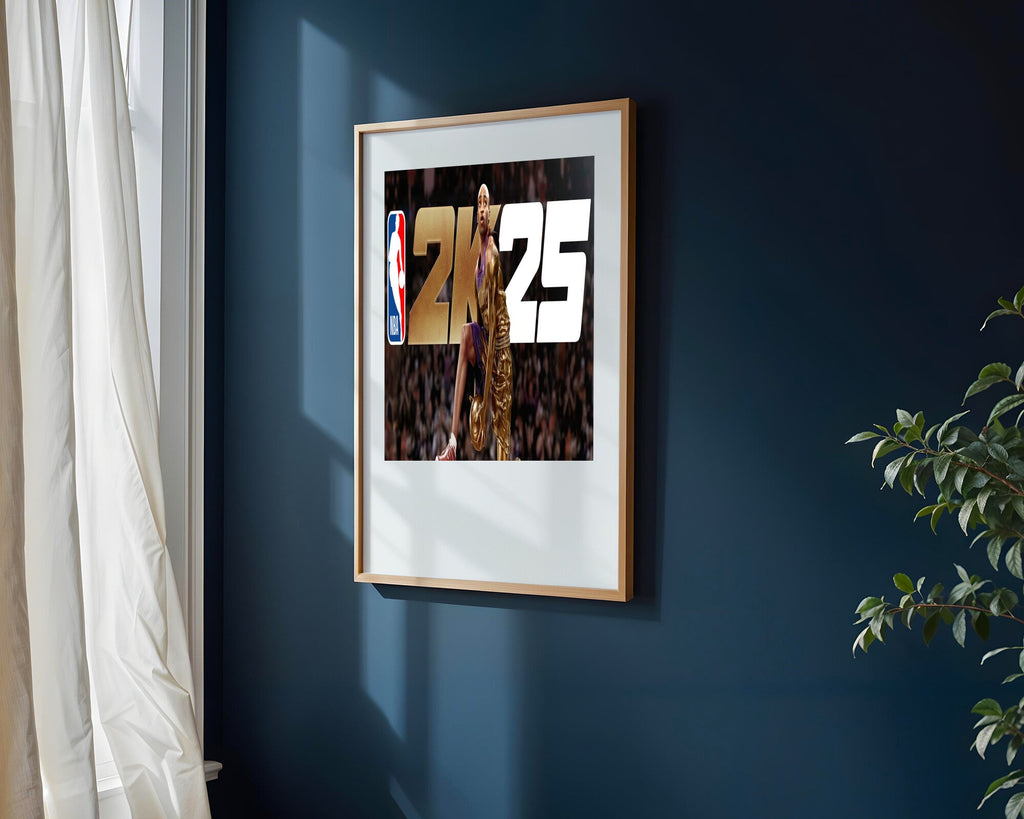 Vince Carter Estatua Dorada | Cuadro decorativo de Monkey Canvas